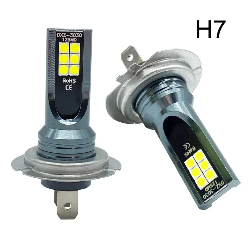 2Pcs H4 H7 LED Headlight H11 H8 H9 H10 H1 H3 Car Fog Light Bulbs 9005 9006 Auto Driving Running Lamps 12000LM 80W 12V - Image 4