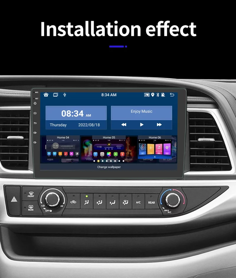 BQCC 4core 2 Din Car Radio Androidauto Carplay Android 13 GPS Car Audio 7"/9"/10" WIFI BT IPS Automotive Multimedia Player - Image 3