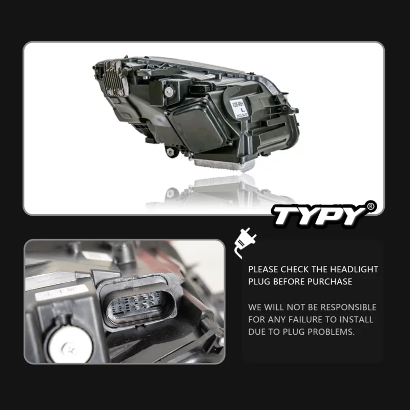 TYPY Car Lights For Benz C-Class W205 Headlight coupe 2015-2021 LED Projetor head Lamp Daytime Running Light Auto Accessories - Image 5
